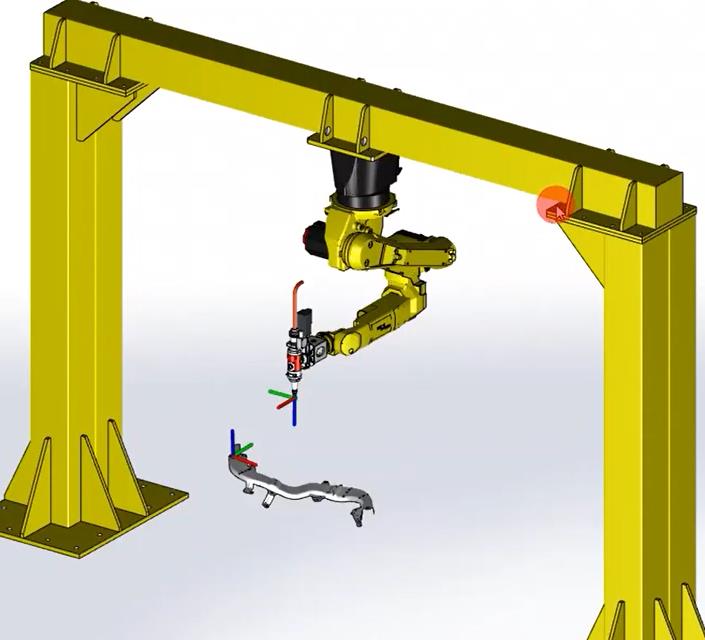 機械手激光切割機之龍門